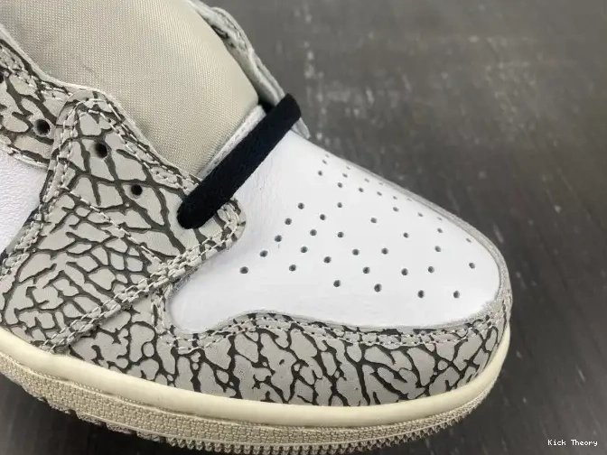 Kick Theory 1 Jordan Cement Air High DZ5485-052 White OG 0516